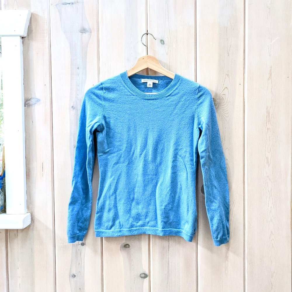 Banana Republic Baby Blue Merino Wool Crew Neck Sweater Women's S